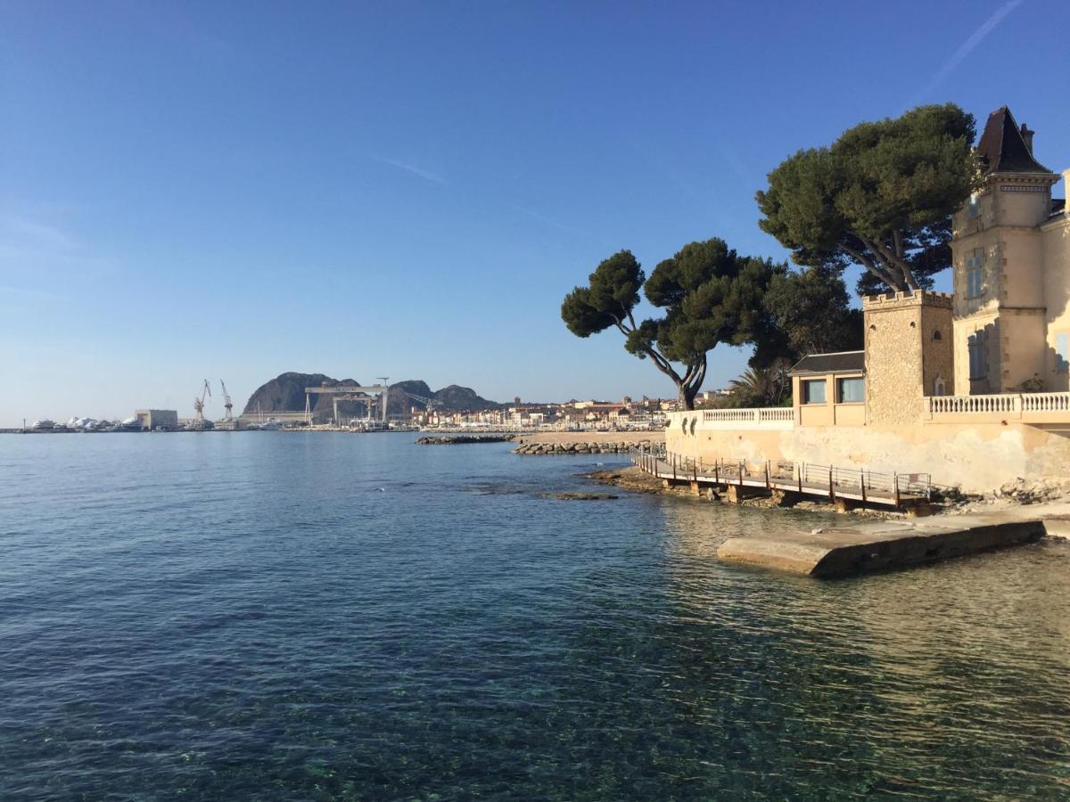 Duplex La Ciotat - Superbe 85 M2 - 6 Pers - 3 Chambres - Climatisation - Vue Mer Et Proche Du Vieux Port La Ciotat Exteriör bild